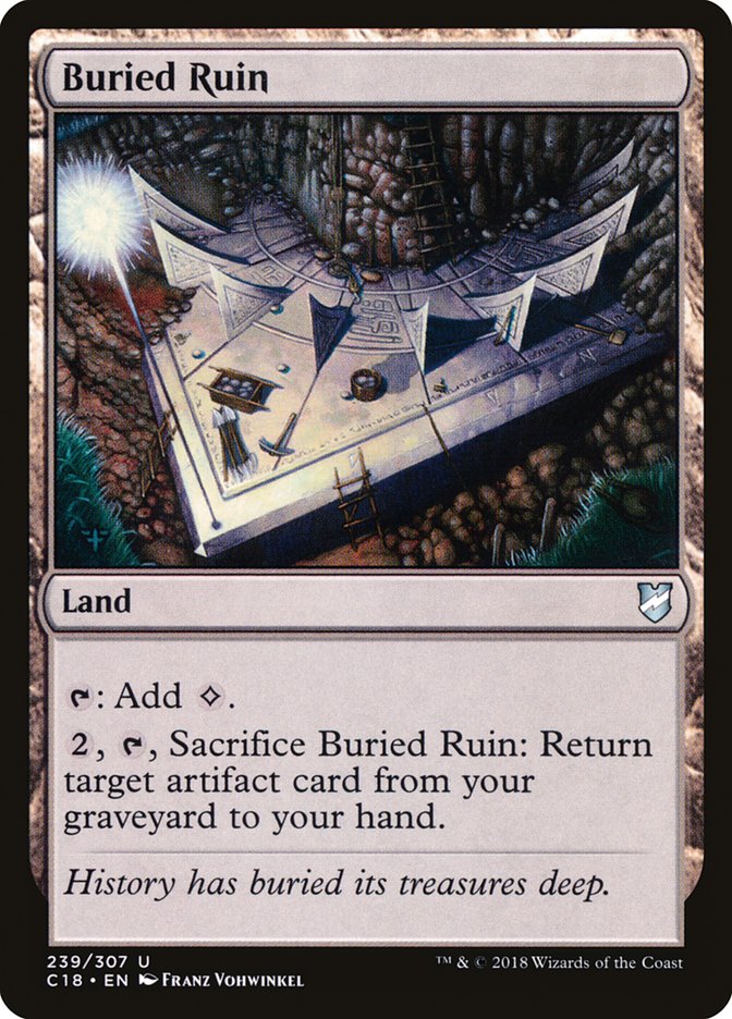 Buried Ruin [Commander 2018] | Gear Gaming Bentonville