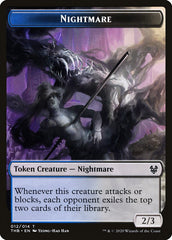 Human Soldier // Nightmare Double-Sided Token [Theros Beyond Death Tokens] | Gear Gaming Bentonville