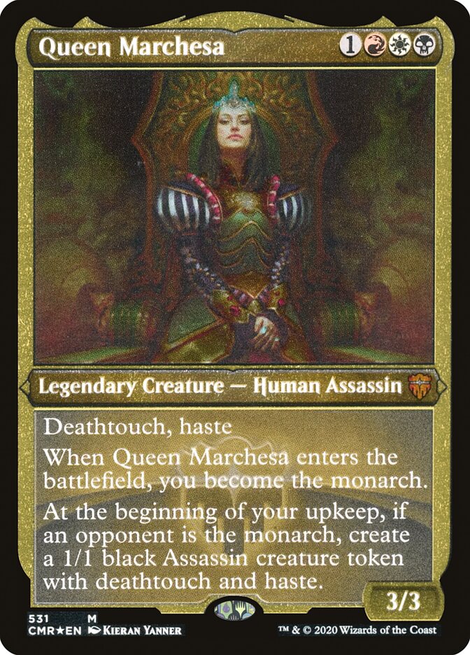 Queen Marchesa (Etched) [Commander Legends] | Gear Gaming Bentonville