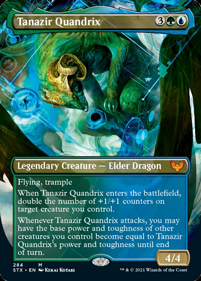 Tanazir Quandrix (Borderless Alternate Art) [Strixhaven: School of Mages] | Gear Gaming Bentonville