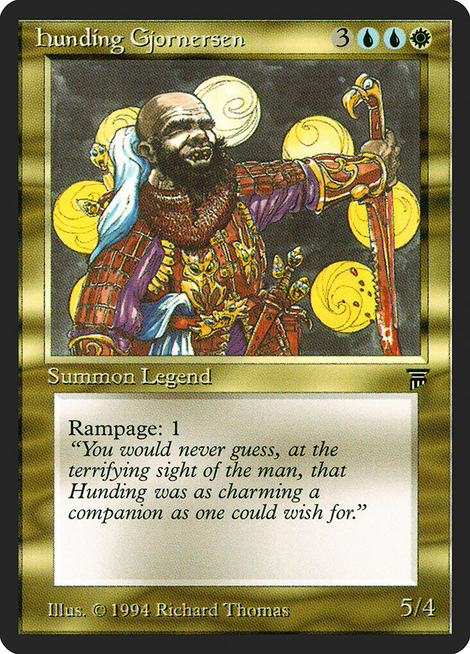 Hunding Gjornersen [Legends] | Gear Gaming Bentonville