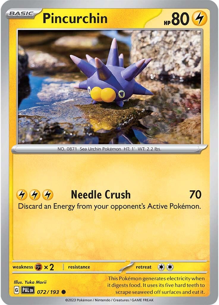 Pincurchin (072/193) [Scarlet & Violet: Paldea Evolved] | Gear Gaming Bentonville