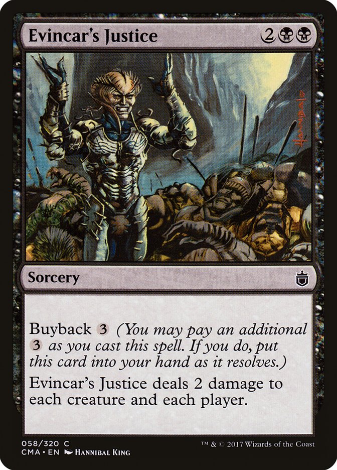 Evincar's Justice [Commander Anthology] | Gear Gaming Bentonville