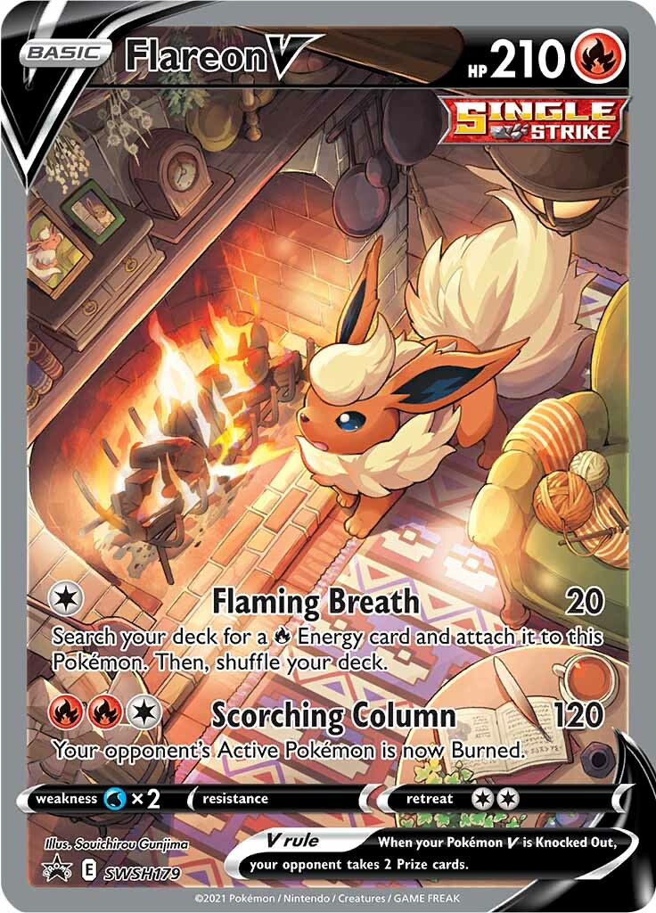 Flareon V (SWSH179) [Sword & Shield: Black Star Promos] | Gear Gaming Bentonville