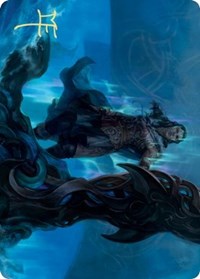 Cosima, God of the Voyage Art Card (Gold-Stamped Signature) [Kaldheim Art Series] | Gear Gaming Bentonville