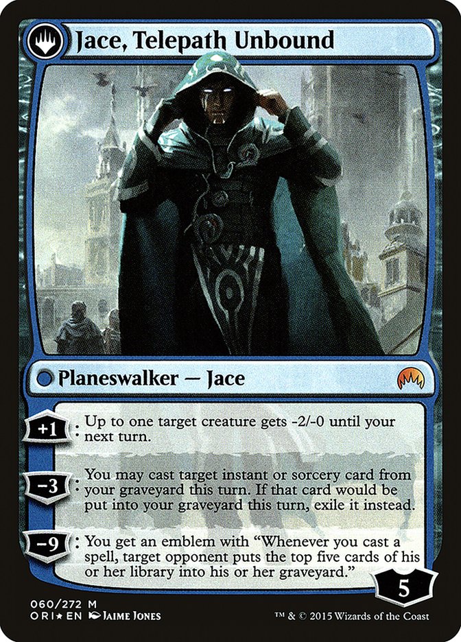 Jace, Vryn's Prodigy // Jace, Telepath Unbound [Magic Origins Prerelease Promos] | Gear Gaming Bentonville