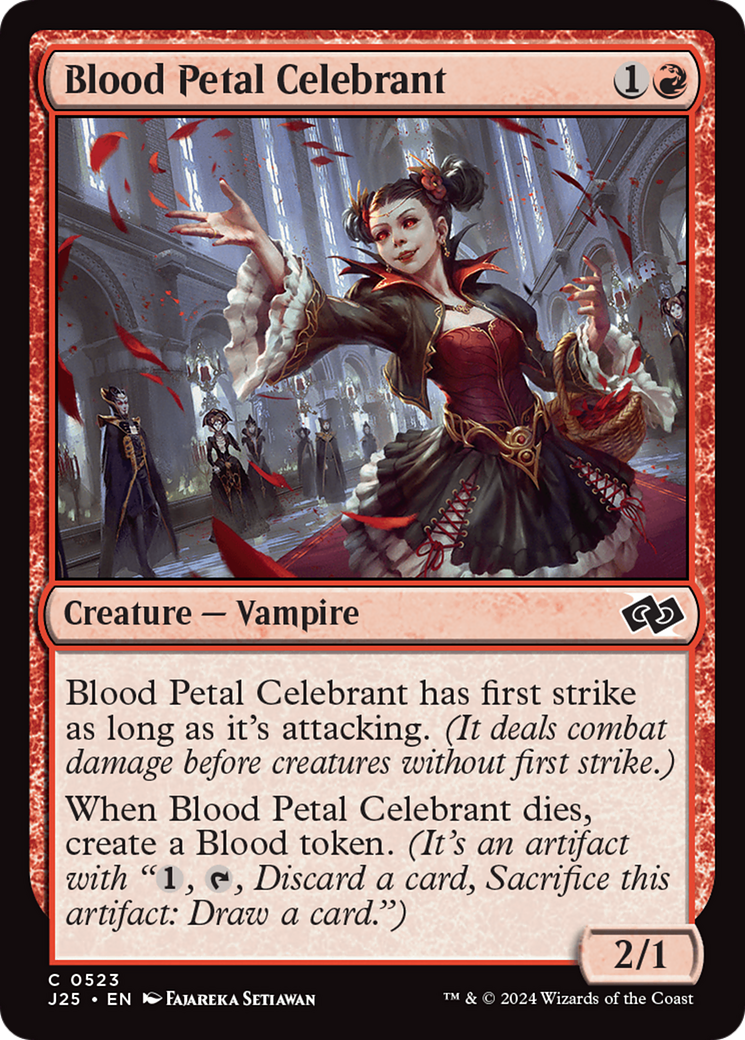 Blood Petal Celebrant [Foundations Jumpstart] | Gear Gaming Bentonville