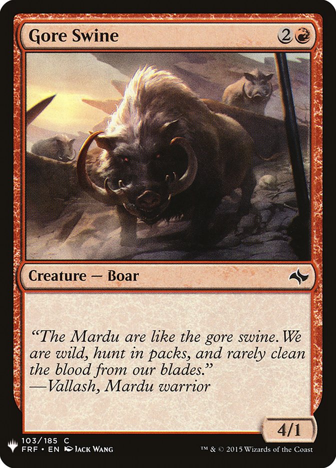 Gore Swine [Mystery Booster] | Gear Gaming Bentonville