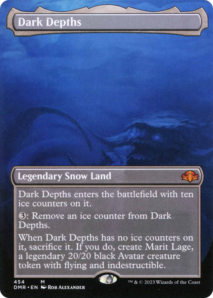Dark Depths (Borderless Alternate Art) [Dominaria Remastered] | Gear Gaming Bentonville