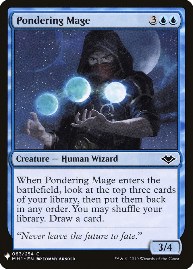 Pondering Mage [Mystery Booster] | Gear Gaming Bentonville