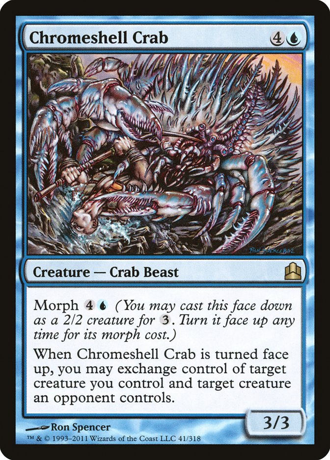 Chromeshell Crab [Commander 2011] | Gear Gaming Bentonville