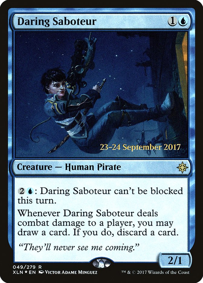Daring Saboteur [Ixalan Prerelease Promos] | Gear Gaming Bentonville