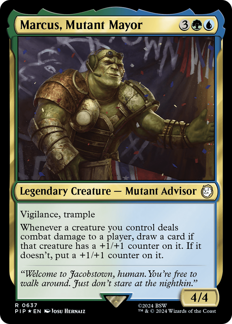Marcus, Mutant Mayor (Surge Foil) [Fallout] | Gear Gaming Bentonville