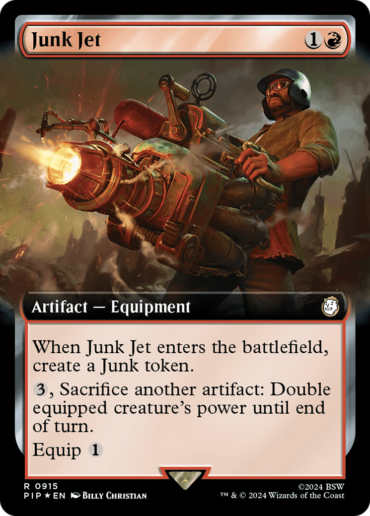 Junk Jet (Extended Art) (Surge Foil) [Fallout] | Gear Gaming Bentonville