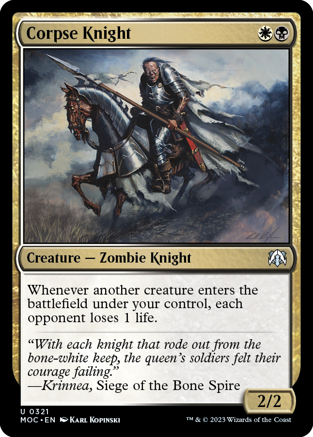 Corpse Knight [March of the Machine Commander] | Gear Gaming Bentonville