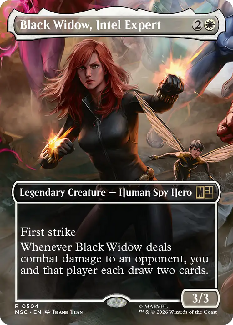 Black Widow, Intel Expert (Borderless) [Marvel Super Heroes Commander] | Gear Gaming Bentonville