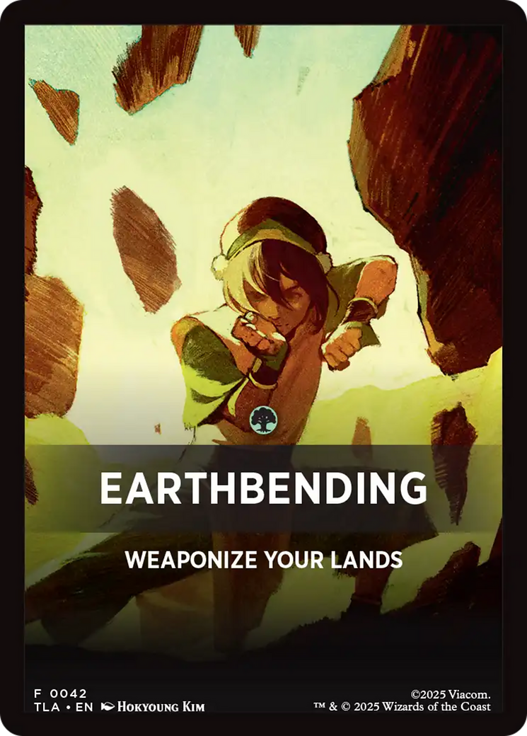 Earthbending Theme Card (0042) [Avatar: The Last Airbender Tokens] | Gear Gaming Bentonville