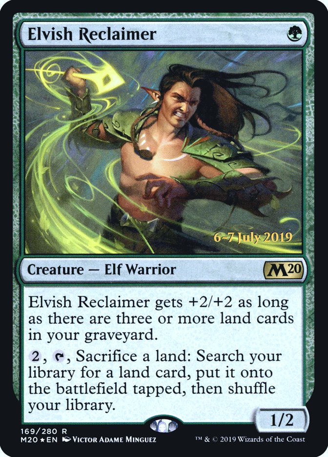 Elvish Reclaimer [Core Set 2020 Prerelease Promos] | Gear Gaming Bentonville