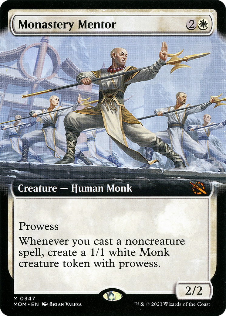 Monastery Mentor (Extended Art) [March of the Machine] | Gear Gaming Bentonville