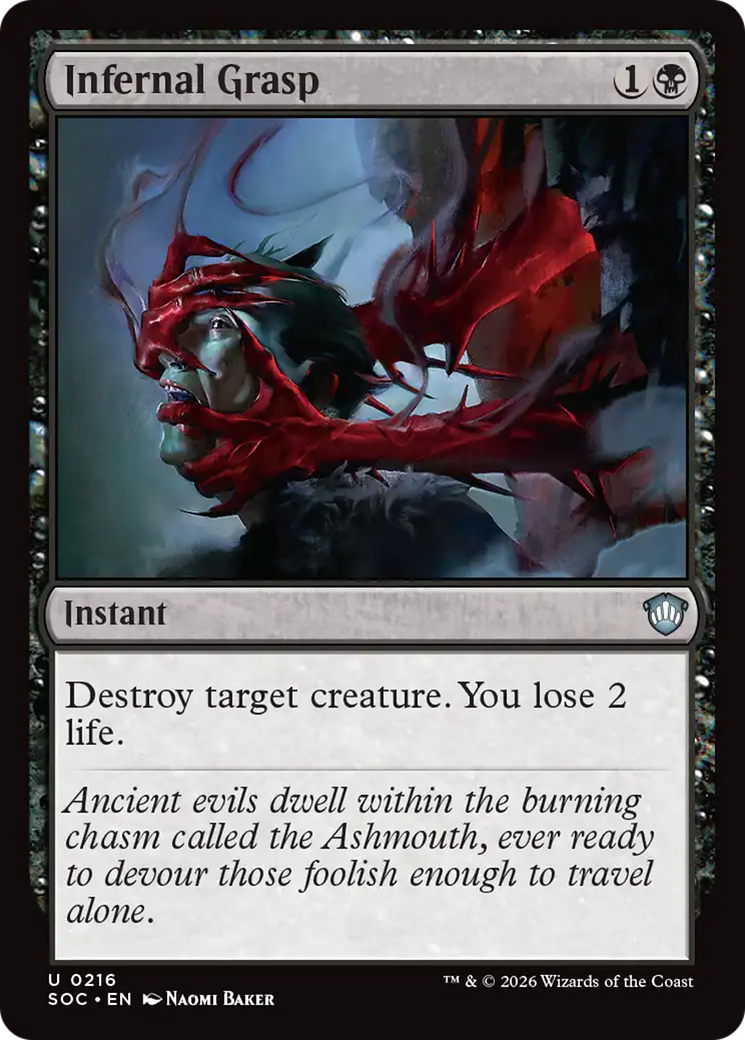 Infernal Grasp [Secrets of Strixhaven Commander] | Gear Gaming Bentonville