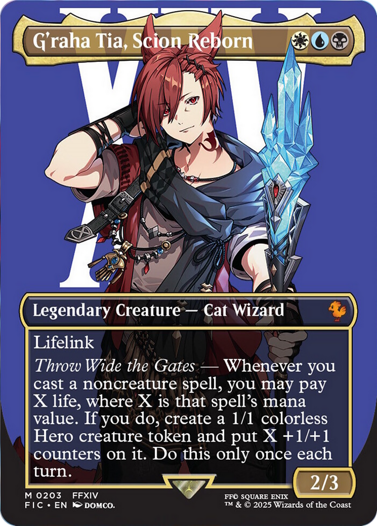 G'raha Tia, Scion Reborn (Borderless) [FINAL FANTASY Commander] | Gear Gaming Bentonville