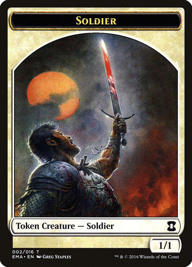 Soldier Token [Eternal Masters Tokens] | Gear Gaming Bentonville