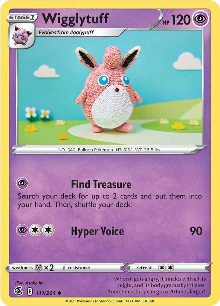 Wigglytuff (111/264) [Sword & Shield: Fusion Strike] | Gear Gaming Bentonville