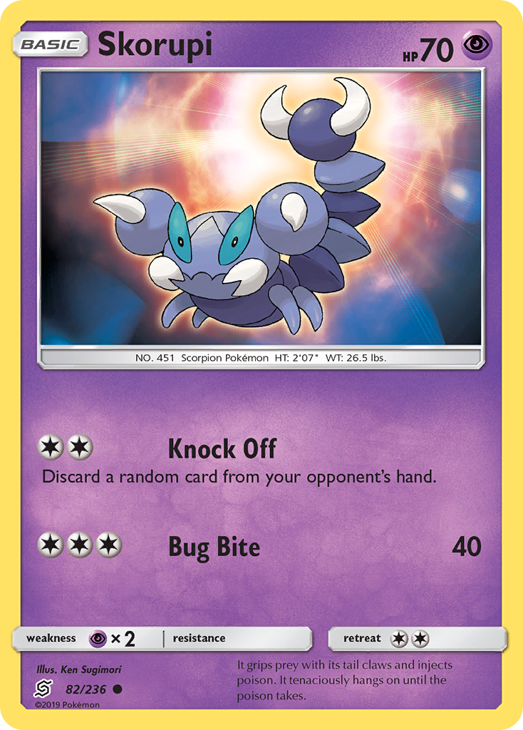 Skorupi (82/236) [Sun & Moon: Unified Minds] | Gear Gaming Bentonville
