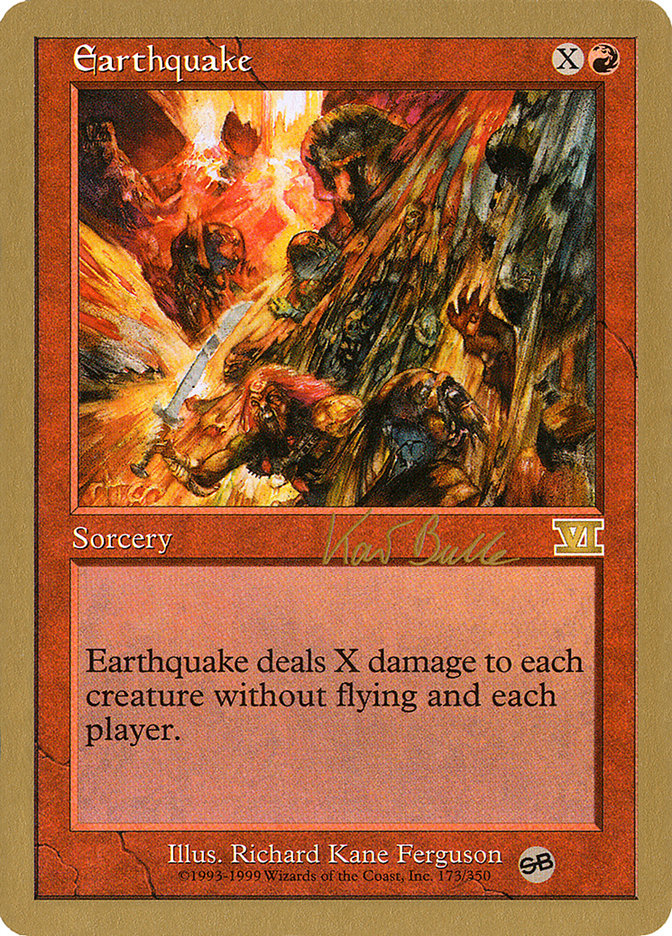 Earthquake (Kai Budde) (SB) [World Championship Decks 1999] | Gear Gaming Bentonville