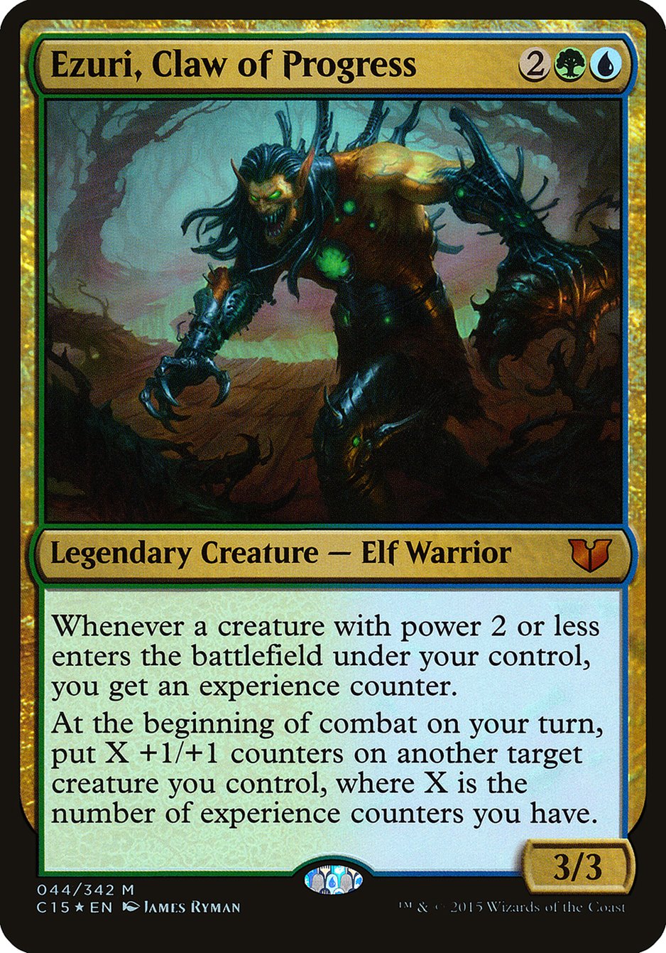 Ezuri, Claw of Progress (Oversized) [Commander 2015 Oversized] | Gear Gaming Bentonville