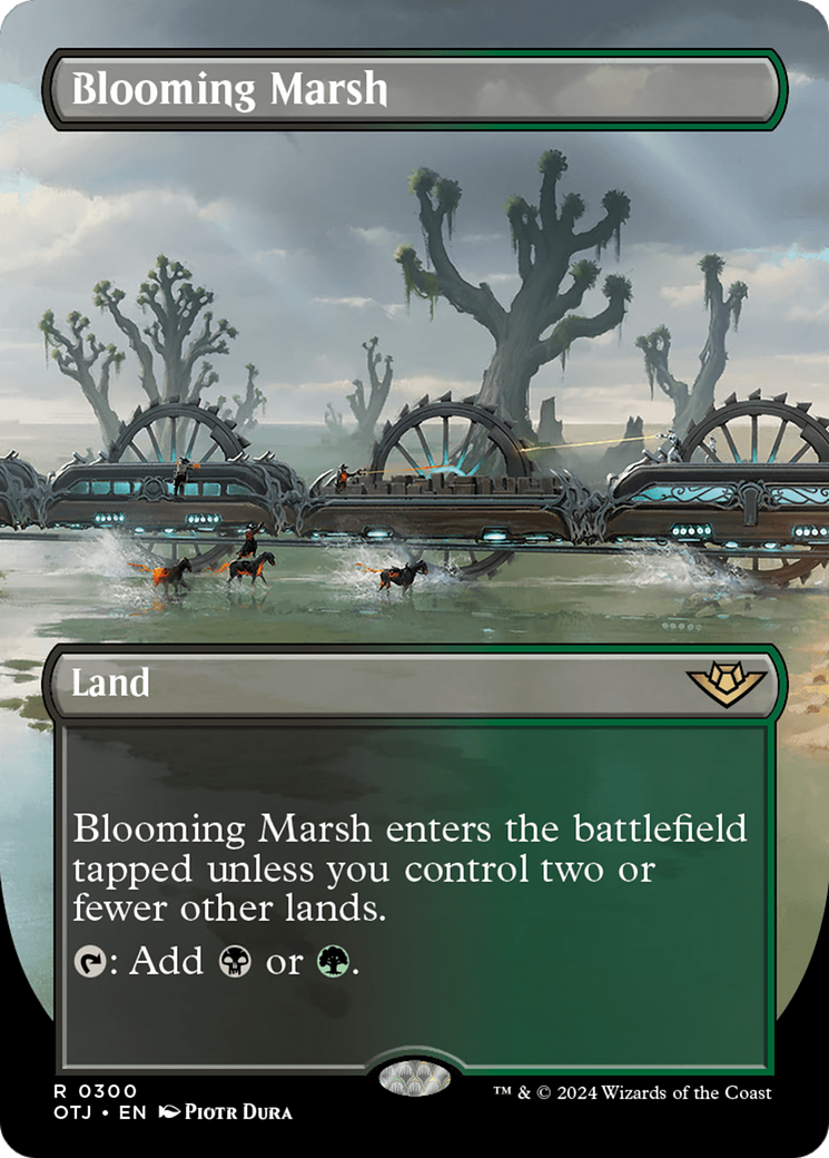 Blooming Marsh (Borderless) [Outlaws of Thunder Junction] | Gear Gaming Bentonville