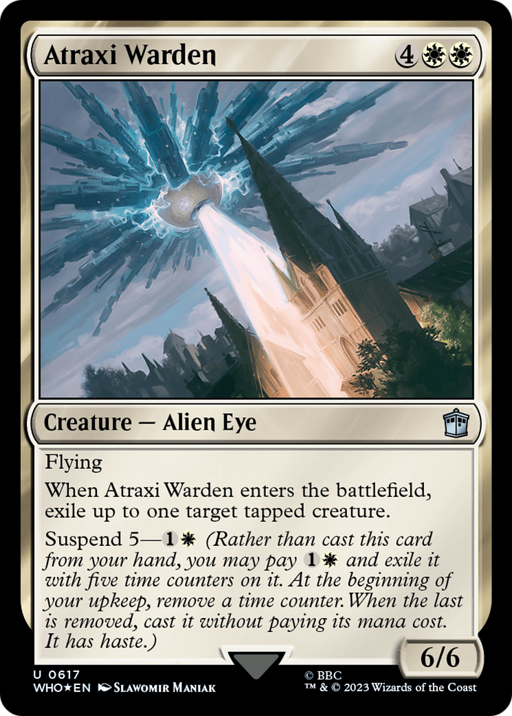 Atraxi Warden (Surge Foil) [Doctor Who] | Gear Gaming Bentonville