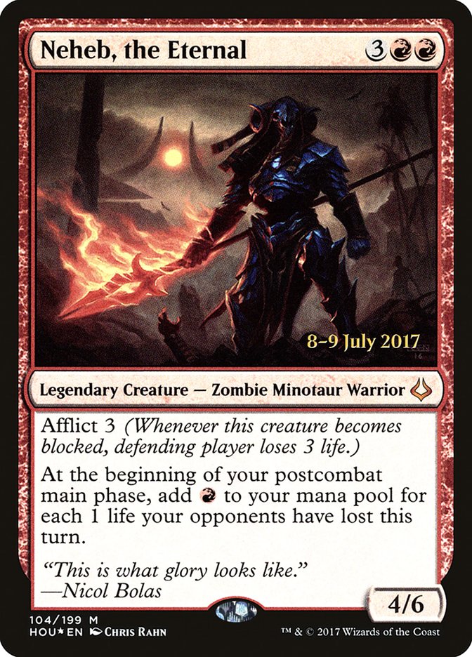 Neheb, the Eternal [Hour of Devastation Prerelease Promos] | Gear Gaming Bentonville