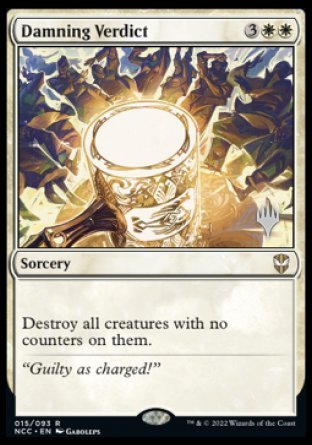Damning Verdict (Promo Pack) [Streets of New Capenna Commander Promos] | Gear Gaming Bentonville
