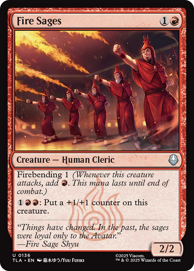 Fire Sages [Avatar: The Last Airbender] | Gear Gaming Bentonville
