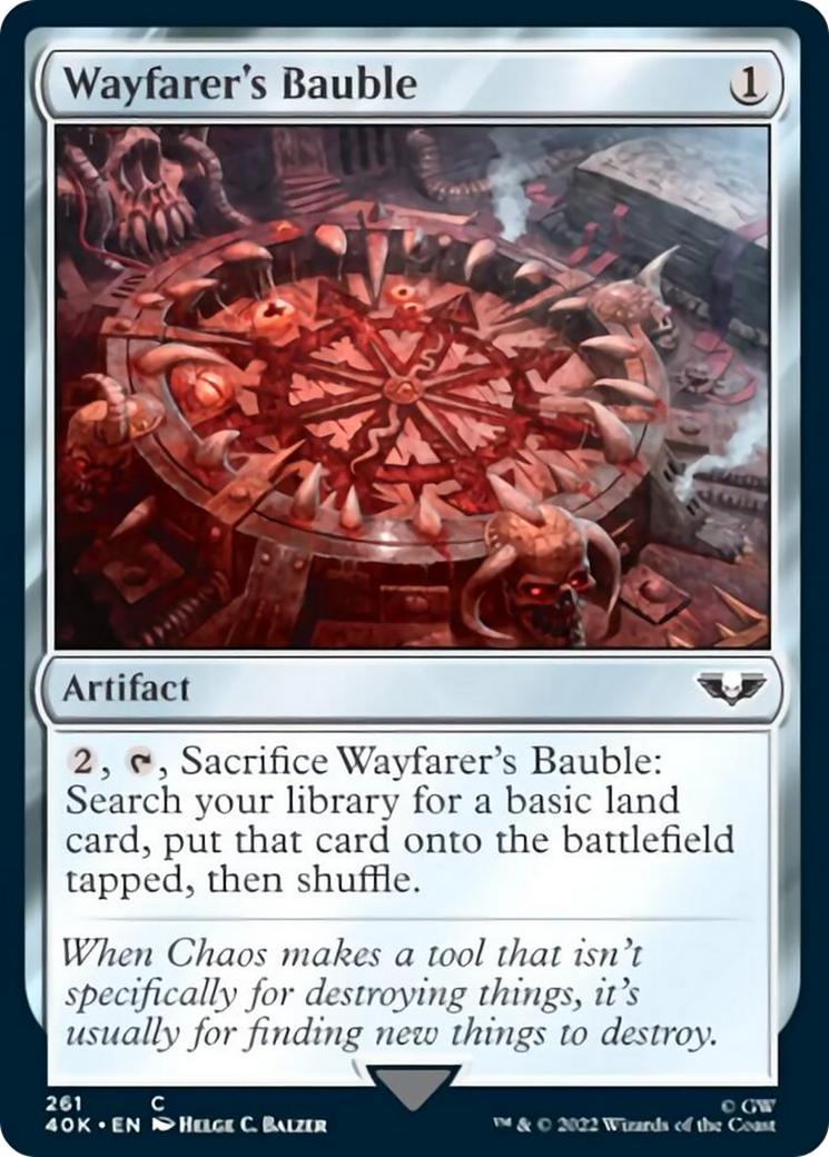 Wayfarer's Bauble (261) (Surge Foil) [Warhammer 40,000] | Gear Gaming Bentonville