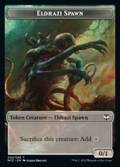 Eldrazi Spawn // Human Double-Sided Token [Streets of New Capenna Commander Tokens] | Gear Gaming Bentonville