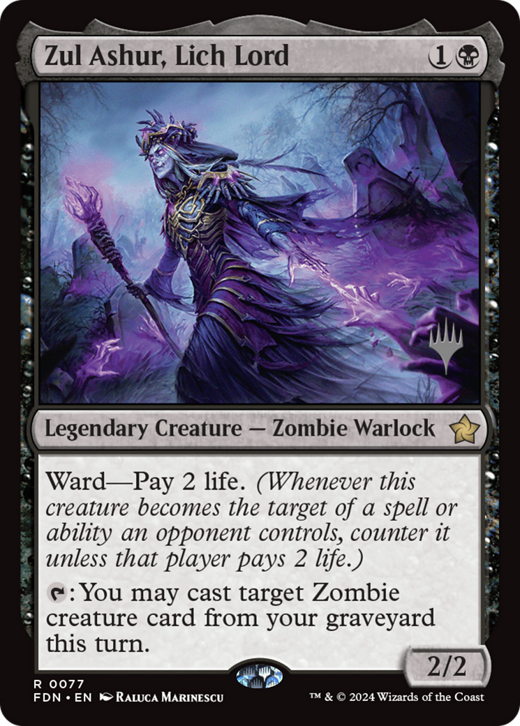 Zul Ashur, Lich Lord [Lorwyn Eclipsed Promos] | Gear Gaming Bentonville