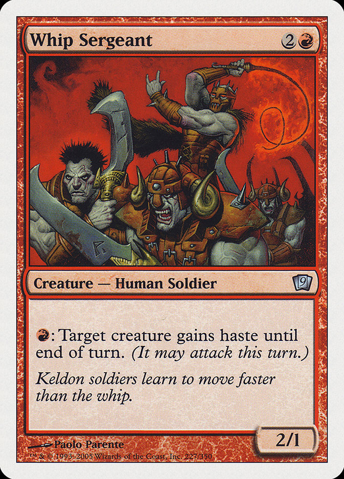 Whip Sergeant [Ninth Edition] | Gear Gaming Bentonville