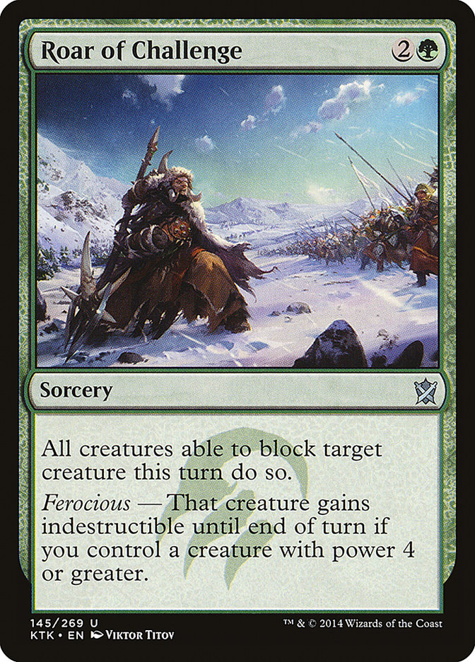 Roar of Challenge [Khans of Tarkir] | Gear Gaming Bentonville