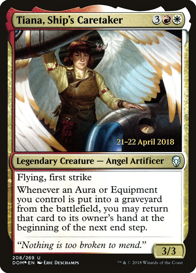 Tiana, Ship's Caretaker [Dominaria Prerelease Promos] | Gear Gaming Bentonville
