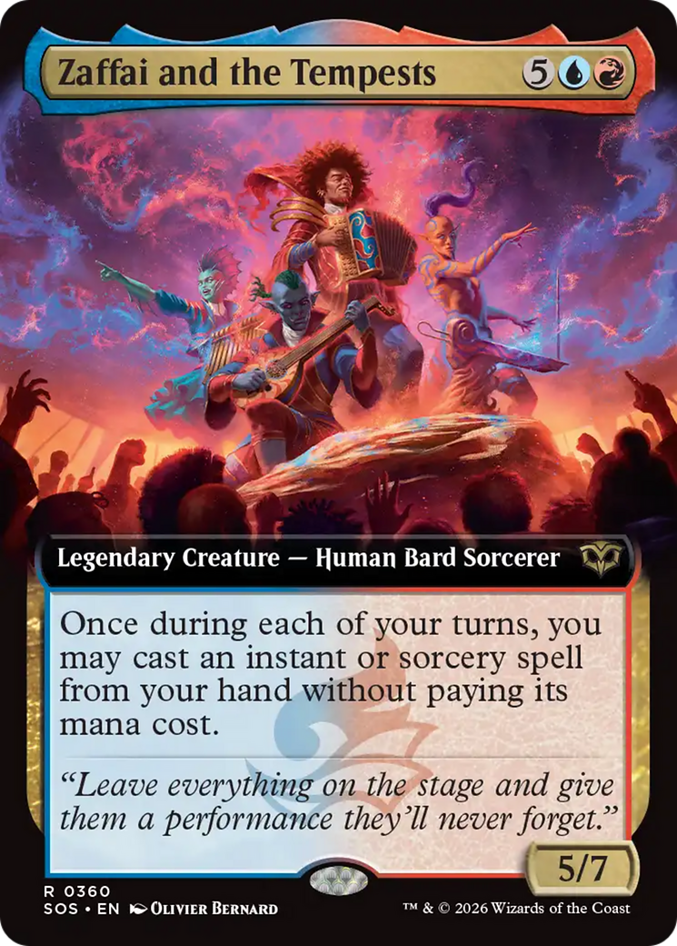 Zaffai and the Tempests (Extended Art) [Secrets of Strixhaven] | Gear Gaming Bentonville