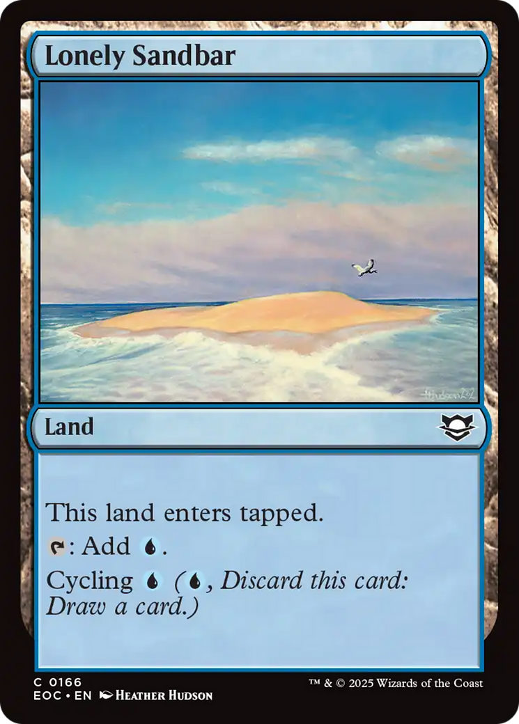 Lonely Sandbar [Edge of Eternities Commander] | Gear Gaming Bentonville