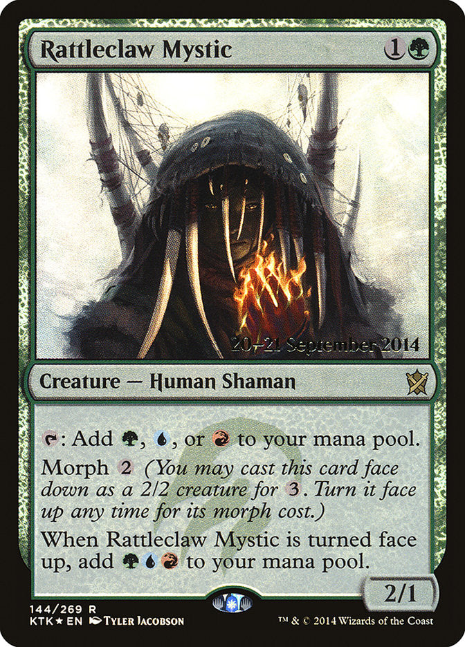 Rattleclaw Mystic [Khans of Tarkir Prerelease Promos] | Gear Gaming Bentonville