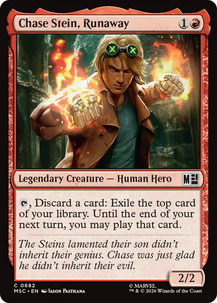 Chase Stein, Runaway [Marvel Super Heroes Commander] | Gear Gaming Bentonville
