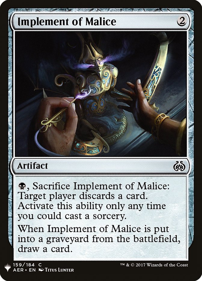 Implement of Malice [Mystery Booster] | Gear Gaming Bentonville