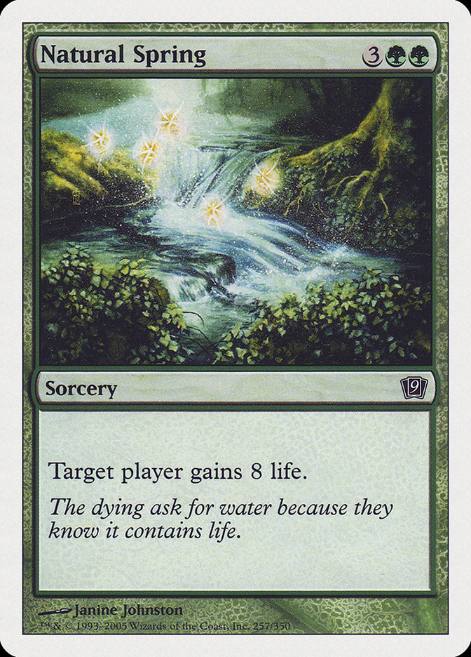 Natural Spring [Ninth Edition] | Gear Gaming Bentonville