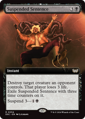 Suspended Sentence (Extended Art) [Duskmourn: House of Horror Commander] | Gear Gaming Bentonville