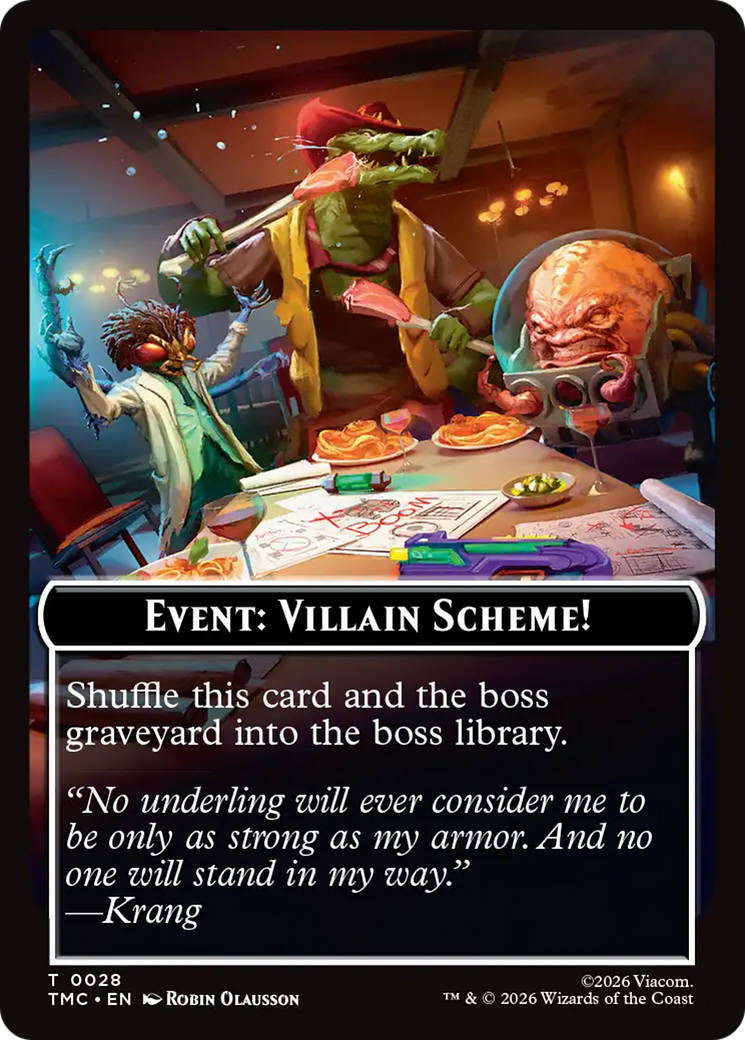 Event: Villain Scheme! [Teenage Mutant Ninja Turtles Commander Tokens] | Gear Gaming Bentonville