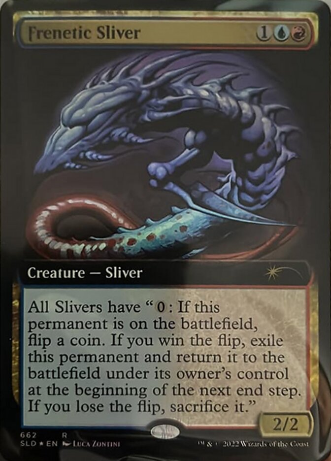 Frenetic Sliver (Extended Art) [Secret Lair Drop Promos] | Gear Gaming Bentonville